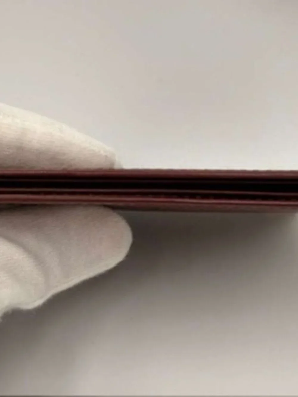Cartier Must De Cartier Bifold Wallet Burgundy Leather